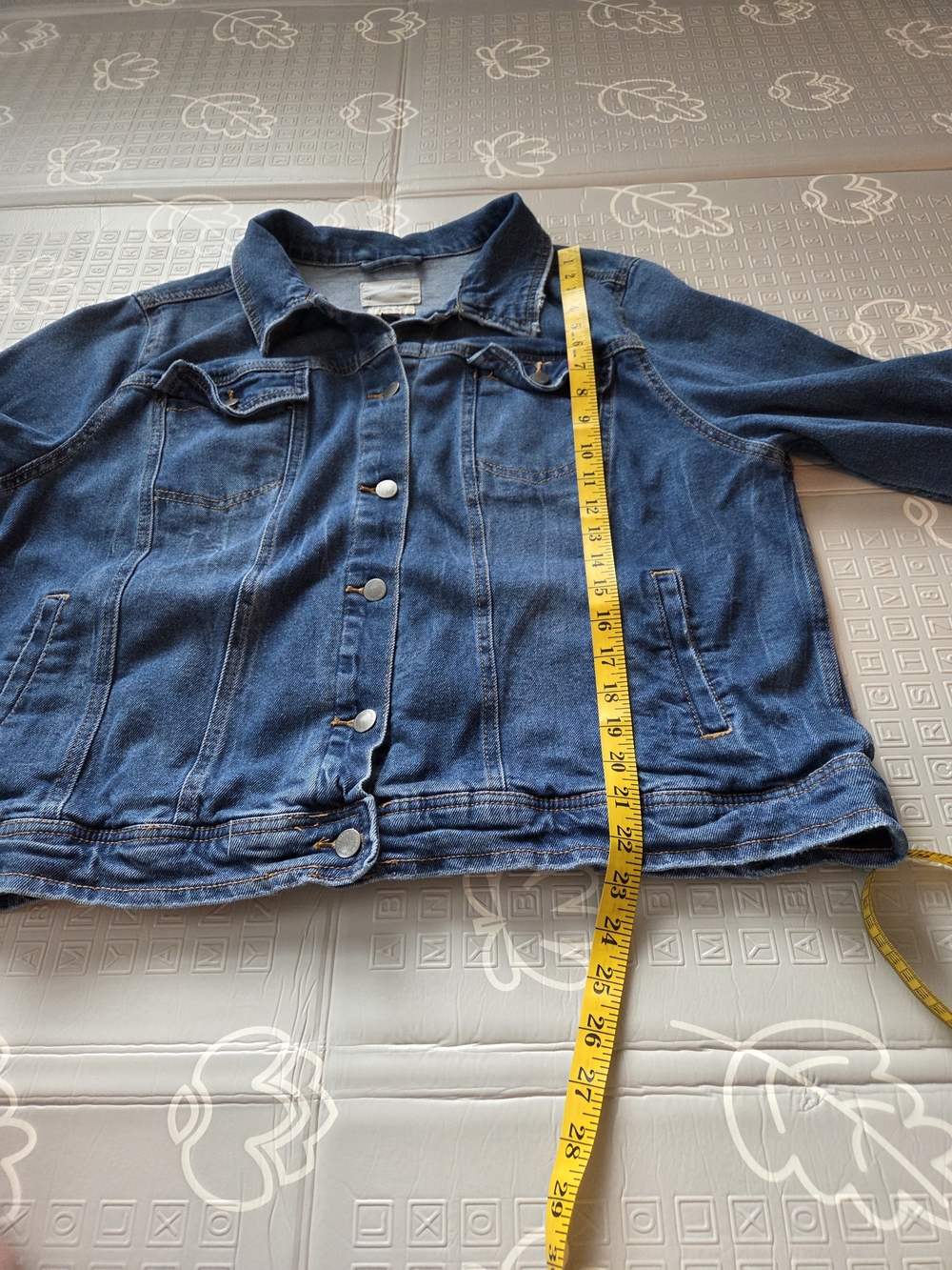 Universal Thread Womens Denim Jean Jacket Freeborn Jacket Classic Fit Size 2XL - Picture 6 of 7